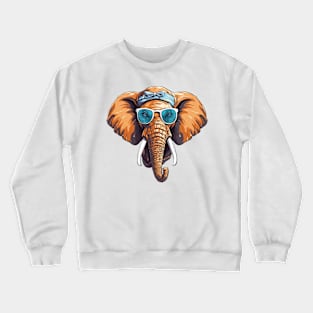 Cool Elephant Crewneck Sweatshirt